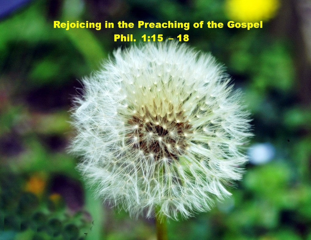Rejoicing in the Preaching of the&nbsp;Gospel